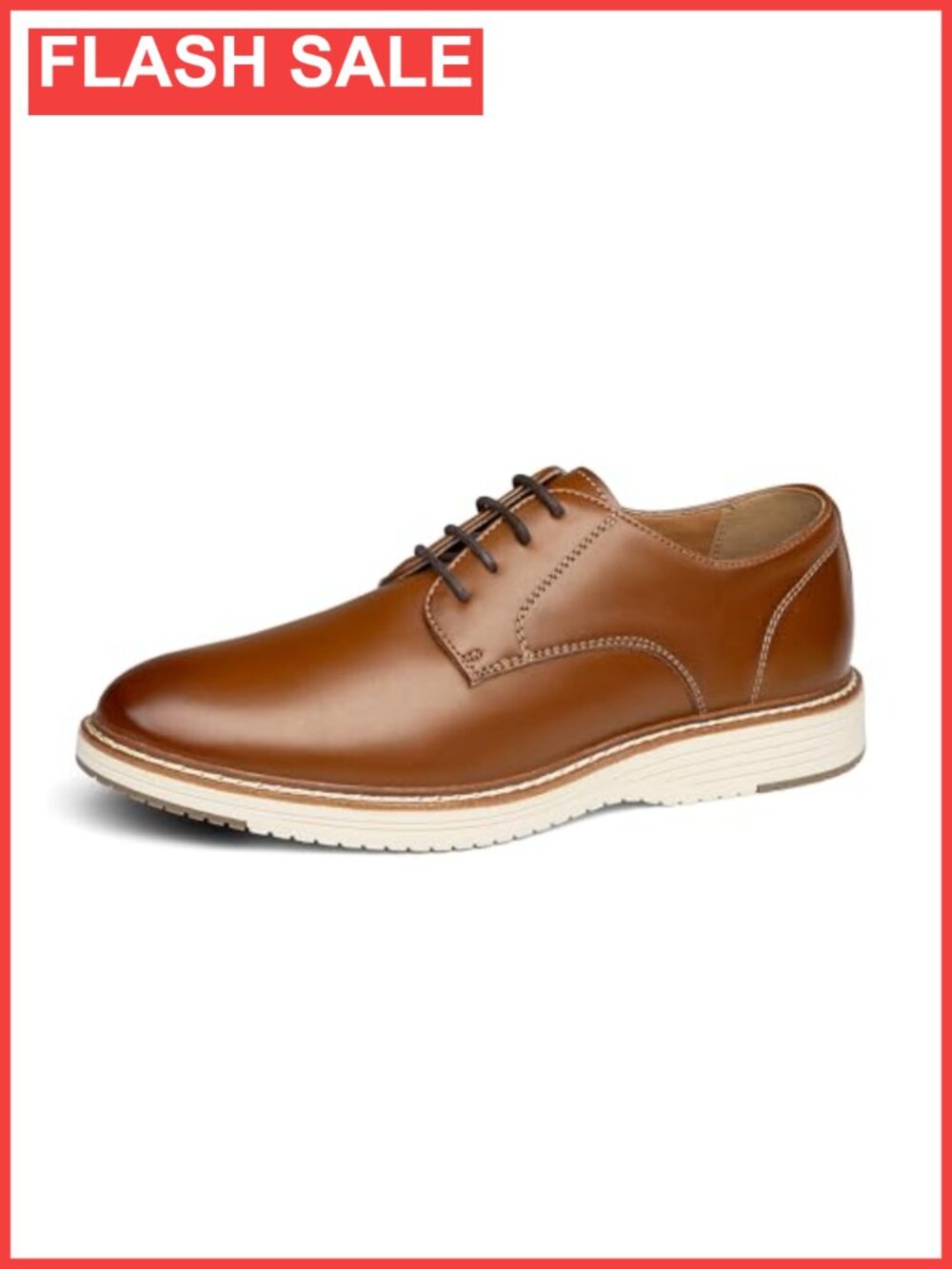 Men's Crossflex Casual Dress Oxfords Vegan Leather Lace-Up Shoes